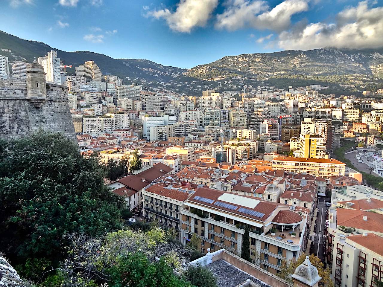 Vue sur le quartier de la Condamine à Monaco