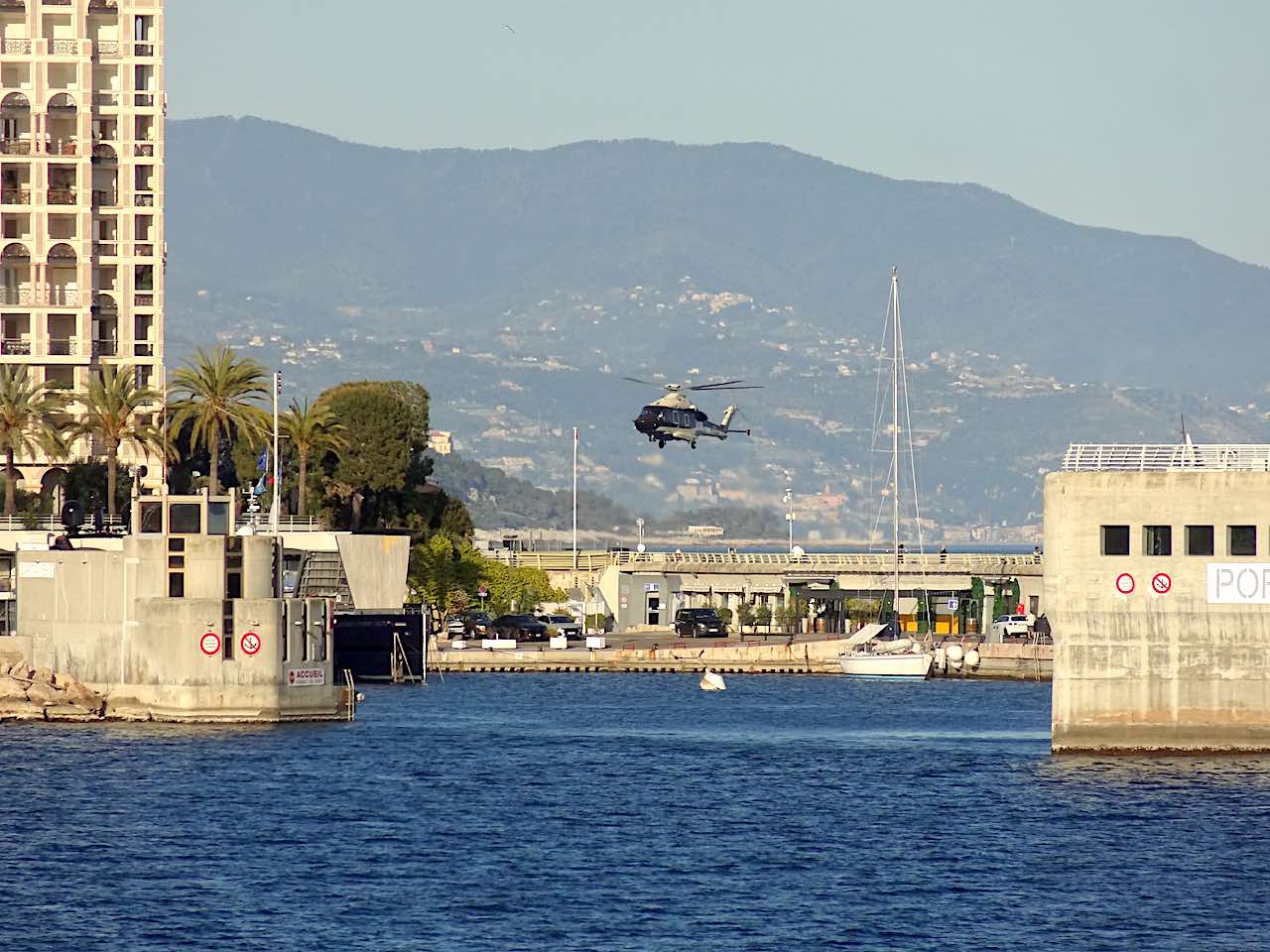 hélicoptère à Monaco