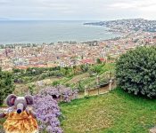 vue sur Chiaia et Mergellina depuis la Chartreuse de Naples