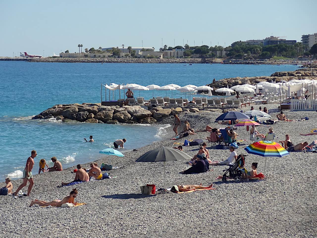 plage de Carras à Nice