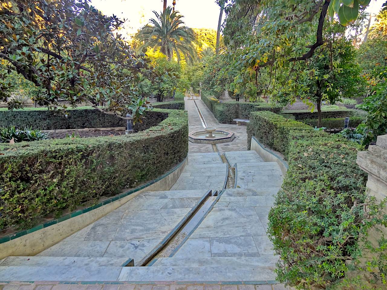 jardin de l'alcazar de Séville