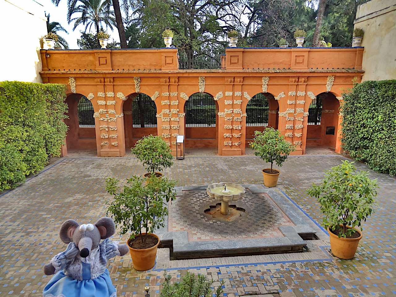 jardin de Troie Alcazar Séville