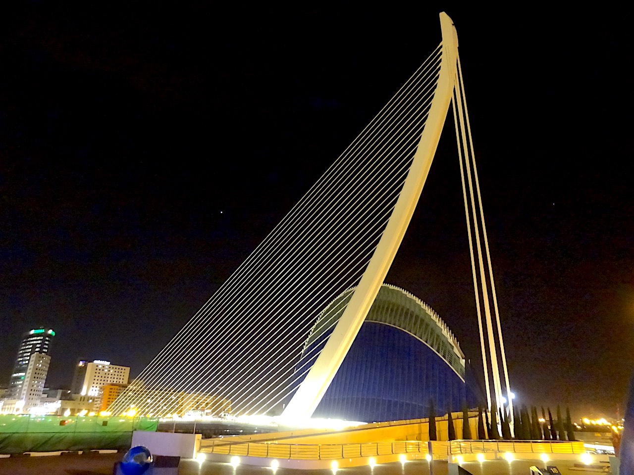 pont de l'Assut de l'or cité des arts et des sciences à Valence
