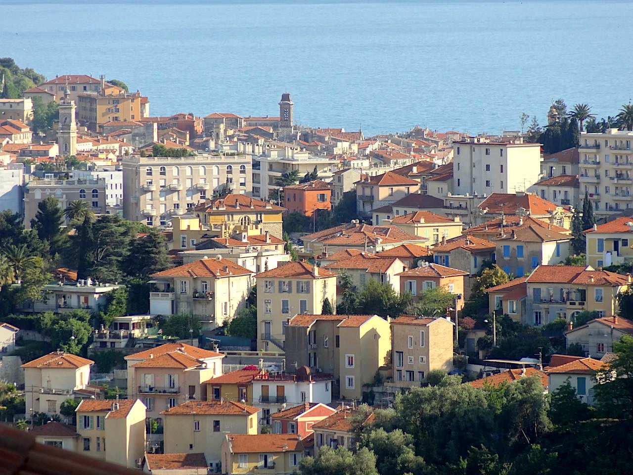 vieux Nice vu depuis Cimiez