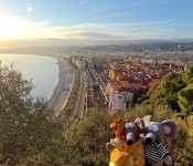 Nice vue de la colline du château