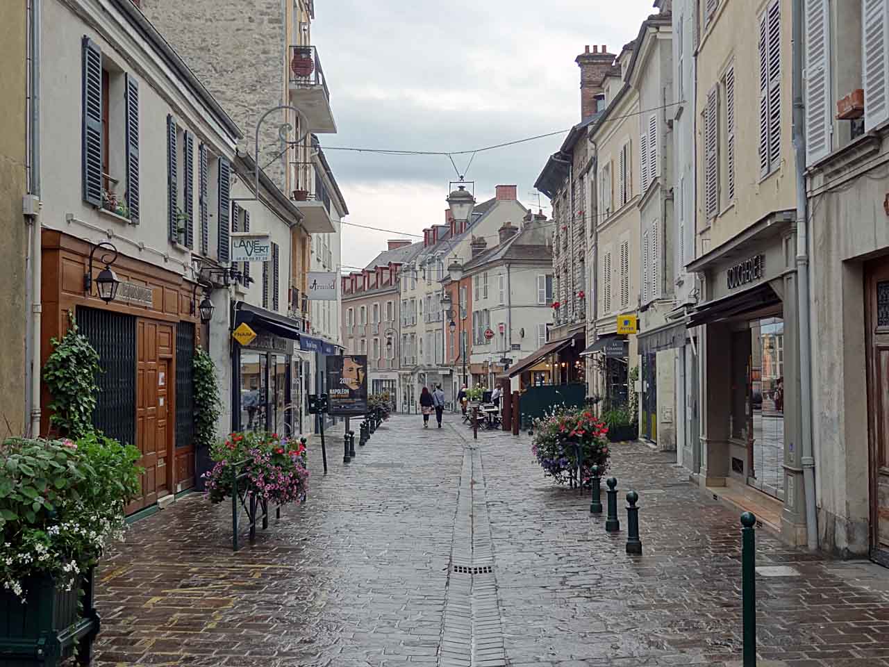 Rue des Sablons à Fontainebleau