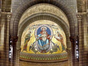 mosaïque dans la cathédrale de Monaco