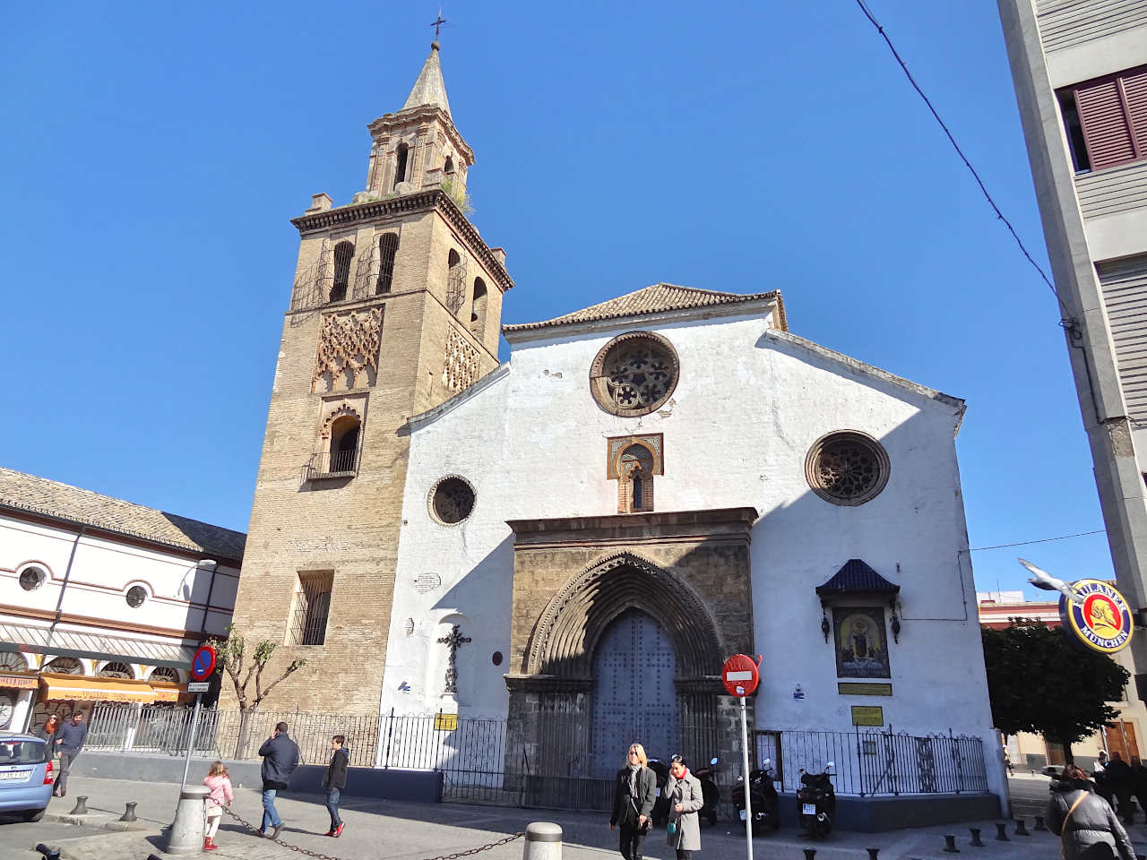 église mudéjare dans le quartier de Feria