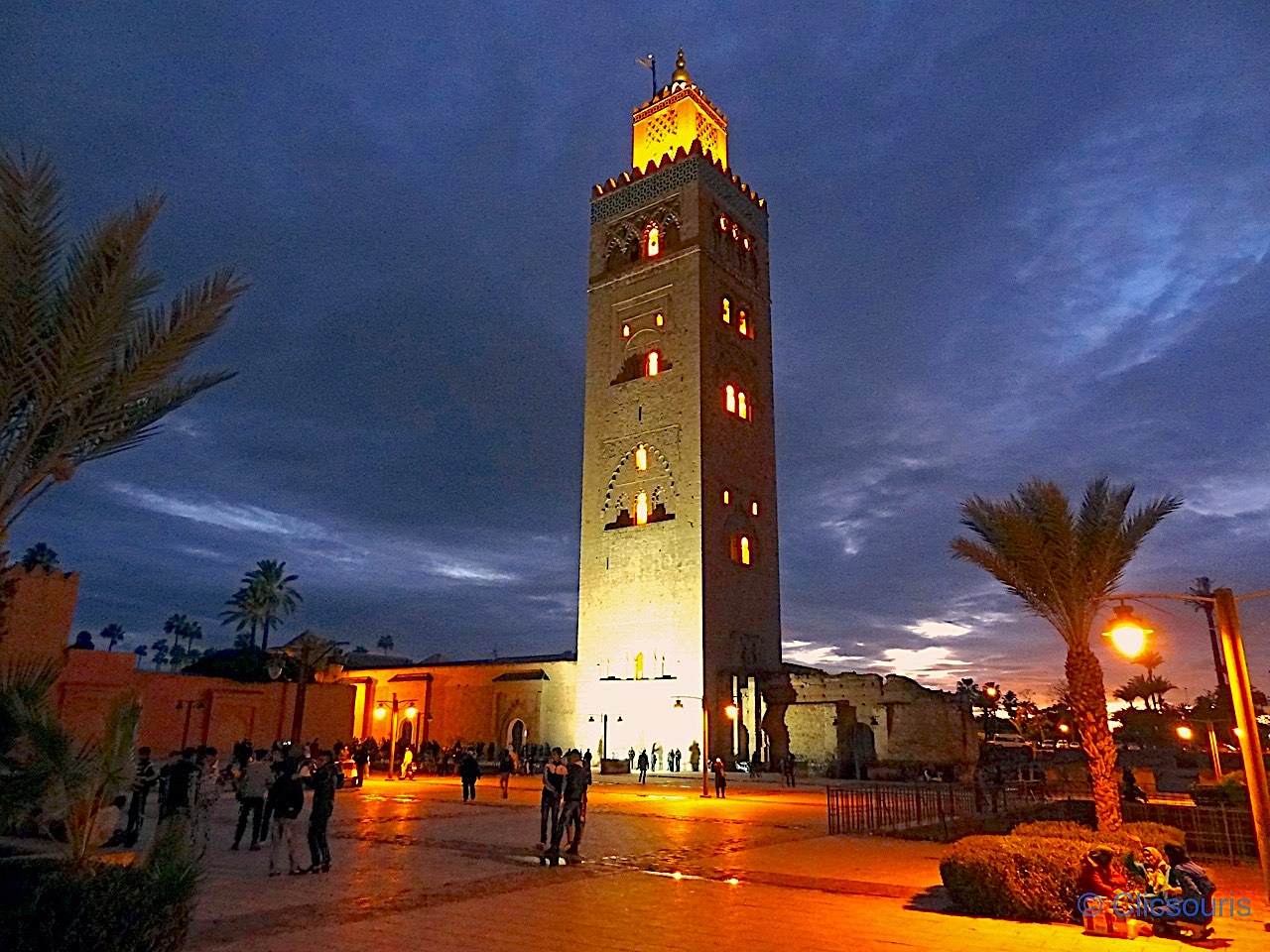 Koutoubia de Marrakech de nuit