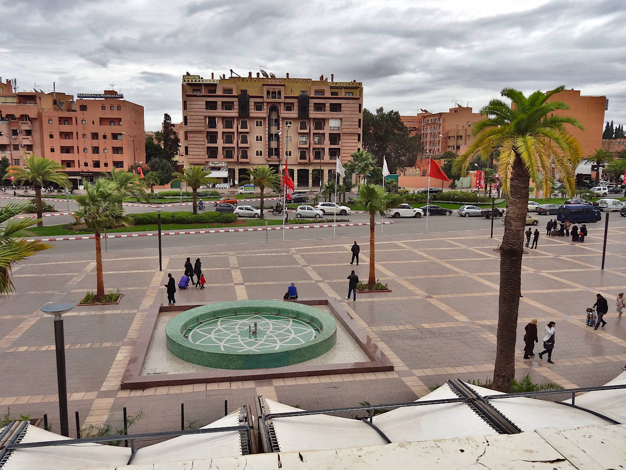 place de la gare à Marrakech