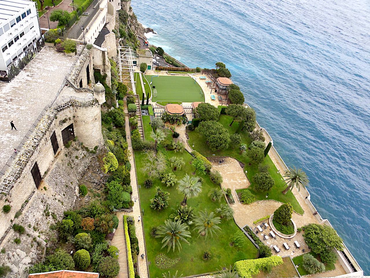 jardin sur le rocher de Monaco