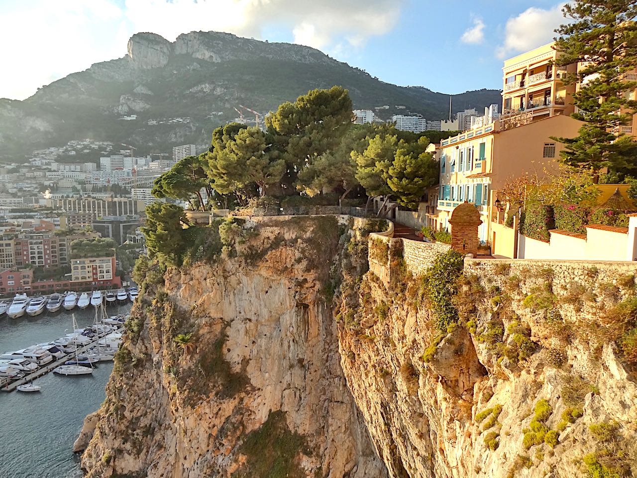 belvédère sur le rocher de Monaco