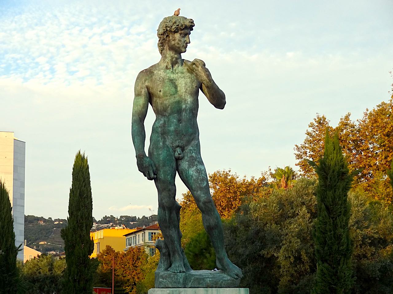 statue de Michel-Ange à Nice
