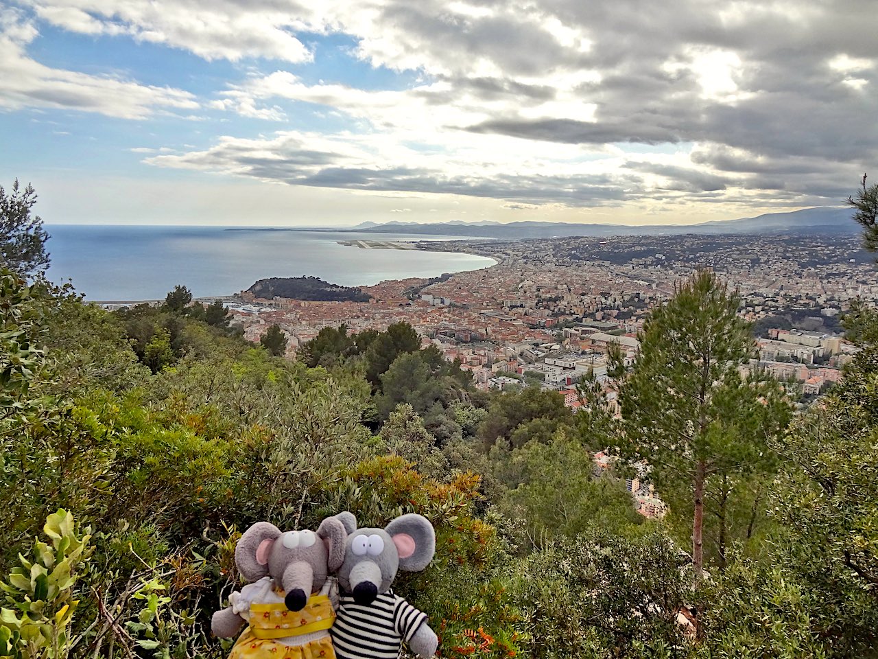 Nice vue depuis le parc du Vinaigrier