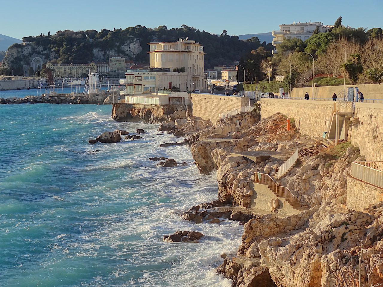 plage de la réserve à Nice