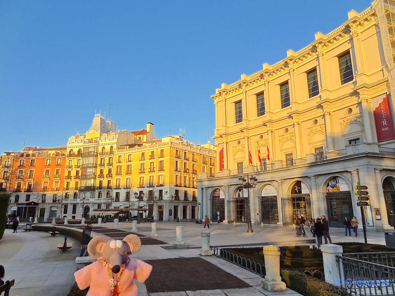 Plaza de Oriente à Madrid