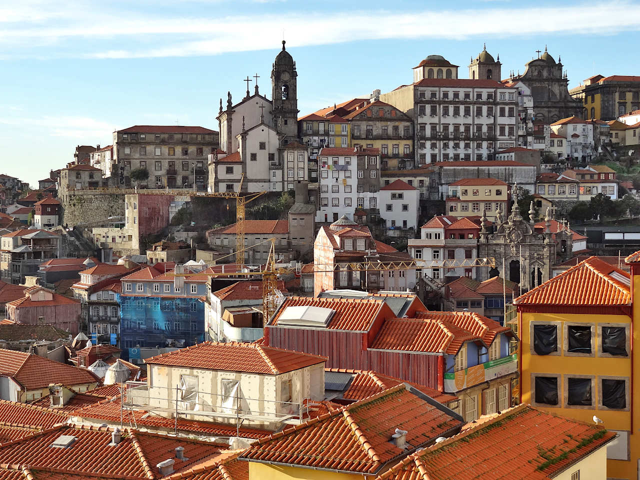 vue sur Porto depuis la terrasse de la cathédrale