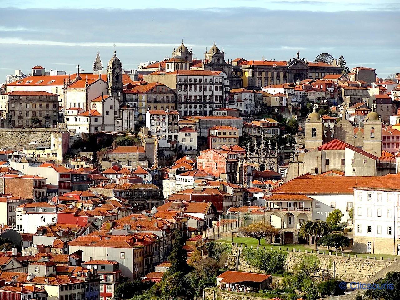 vue sur le centre de Porto