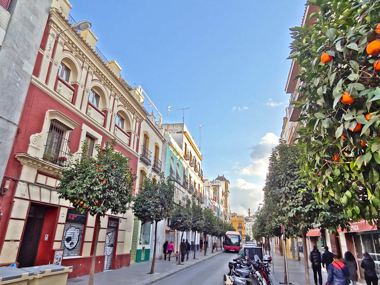 une rue du quartier Feria à Séville