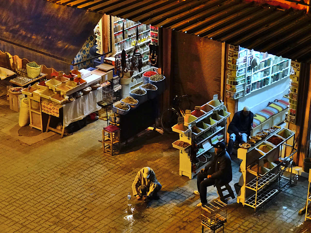 souk aux épices à Marrakech