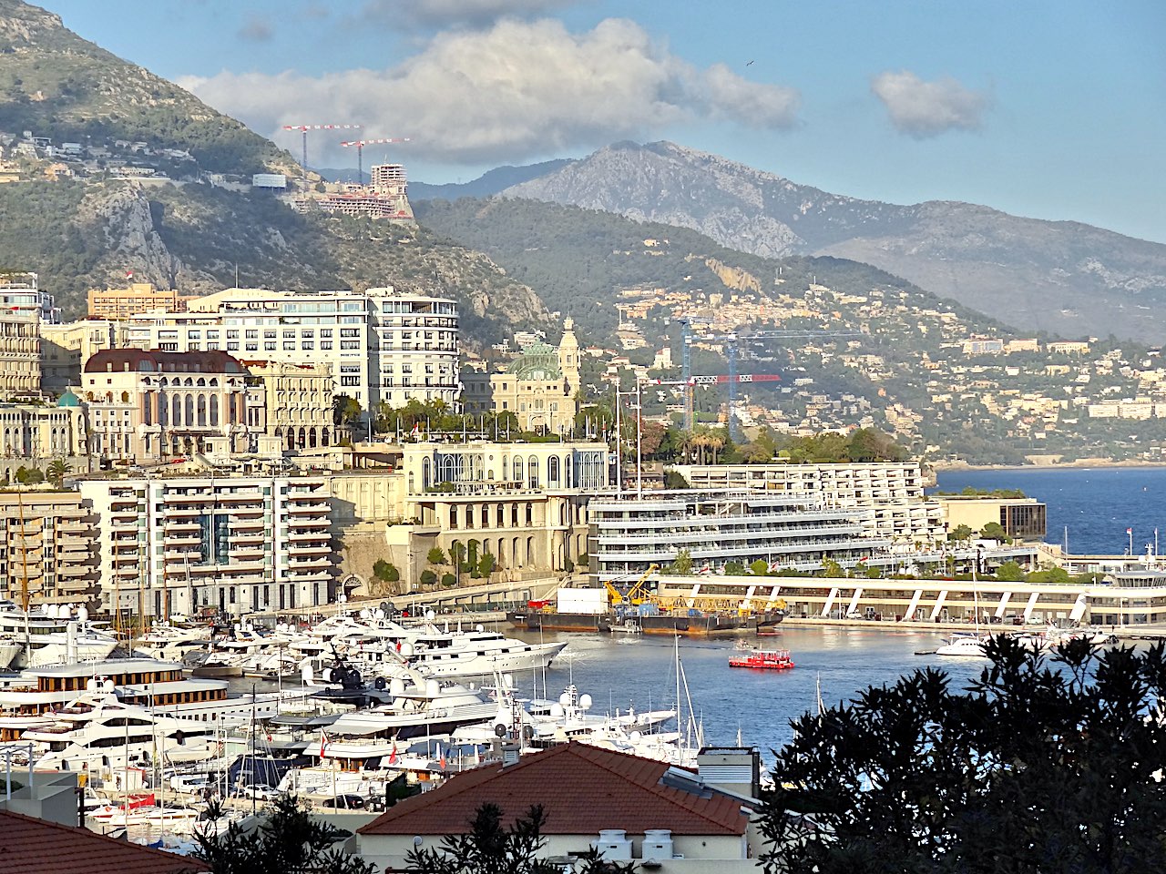 Monte-Carlo vu depuis le rocher de Monaco