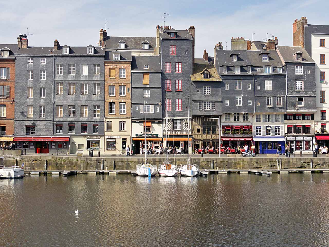 Quai Sainte-Catherine à Honfleur