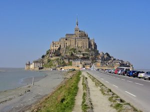 Le Mont Saint-Michel vu depuis l'ancienne digue