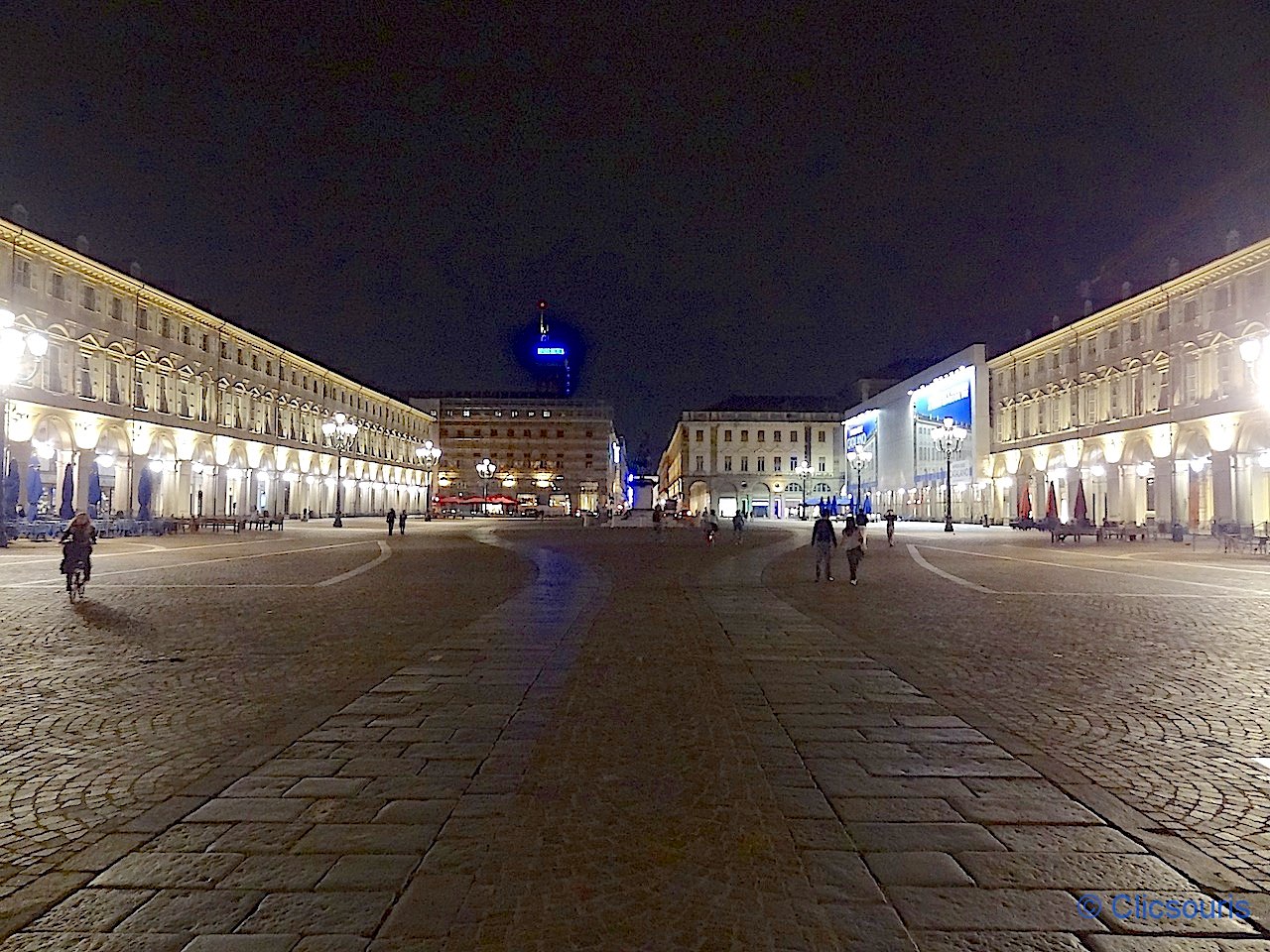 Piazza San Carlo de nuit