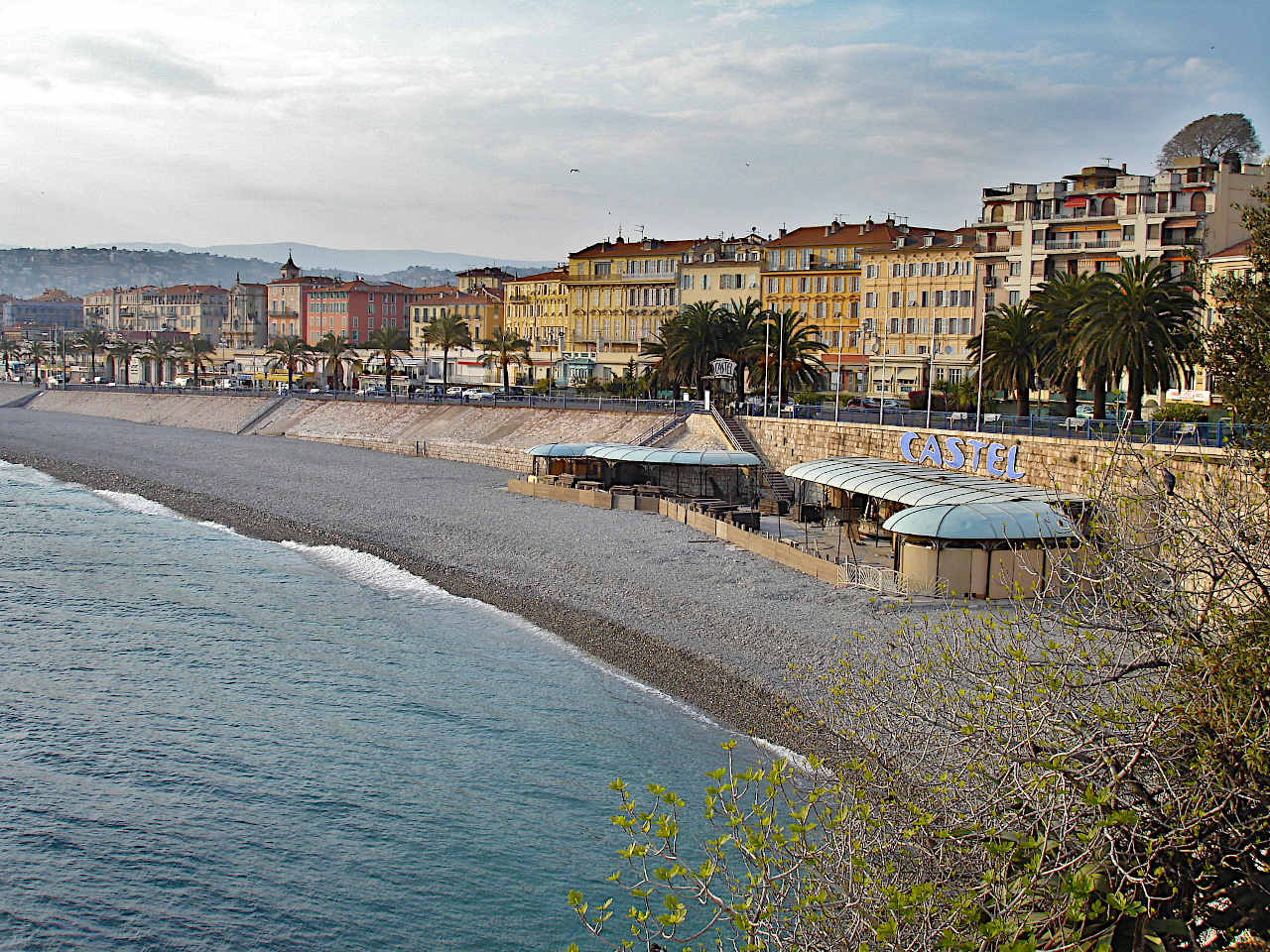 Castel plage à Nice