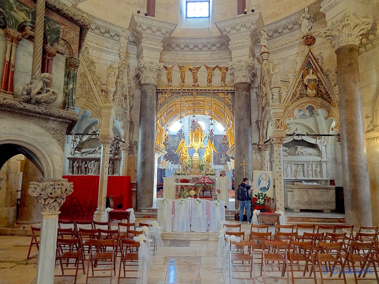 intérieur de la cathédrale de Split