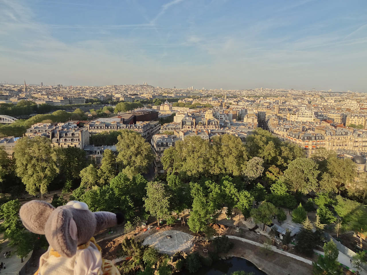 Vue depuis la tour Eiffel