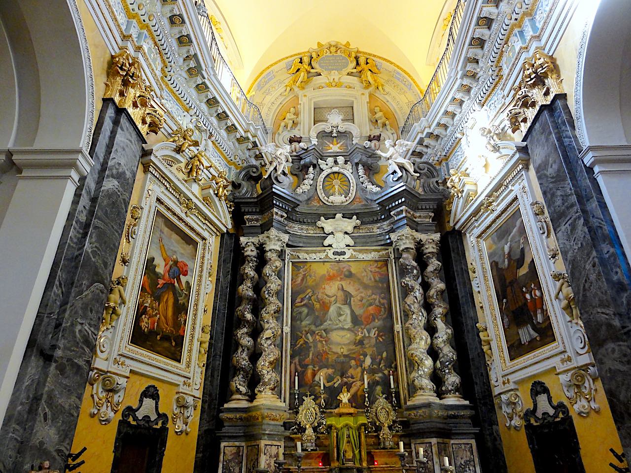 une chapelle de la cathédrale Sainte-Réparate à Nice