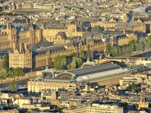 Orsay vu depuis la Tour Eiffel