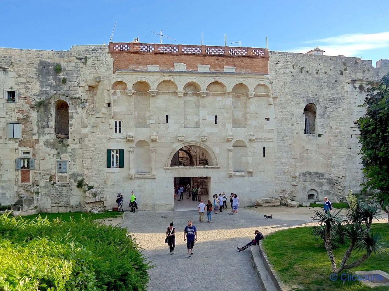 entrée du palais de Dioclétien