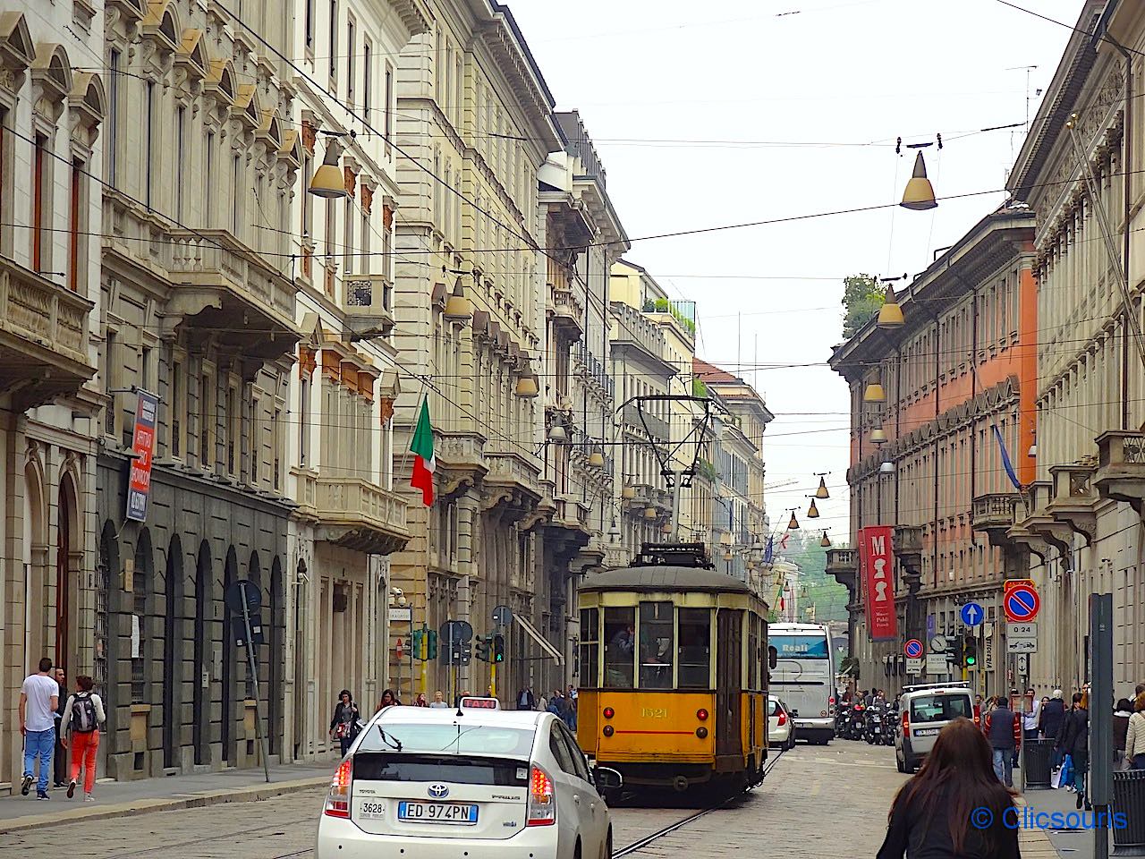une rue à Milan