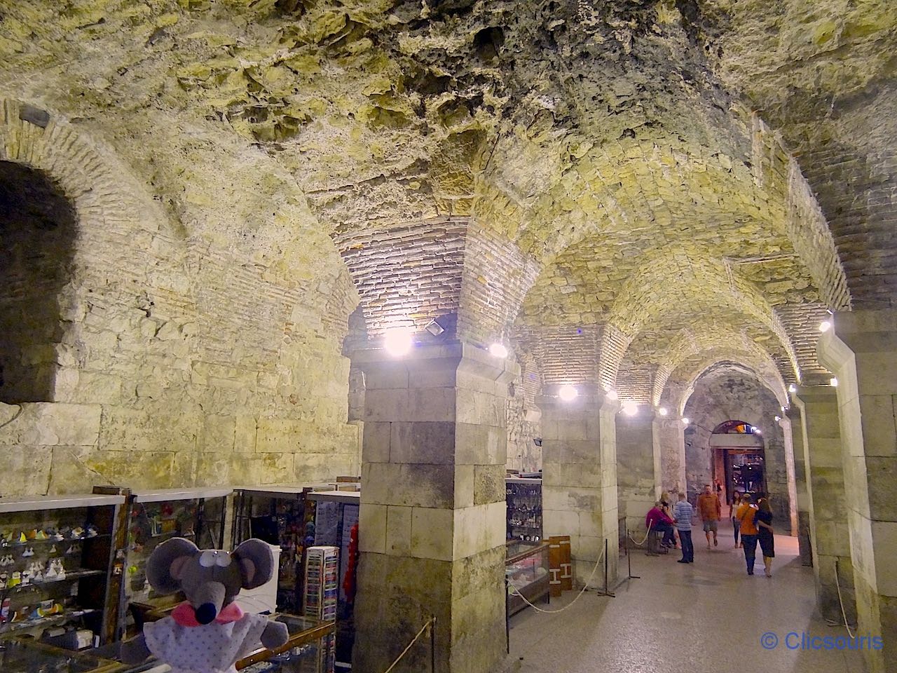 souterrains du palais de Dioclétien