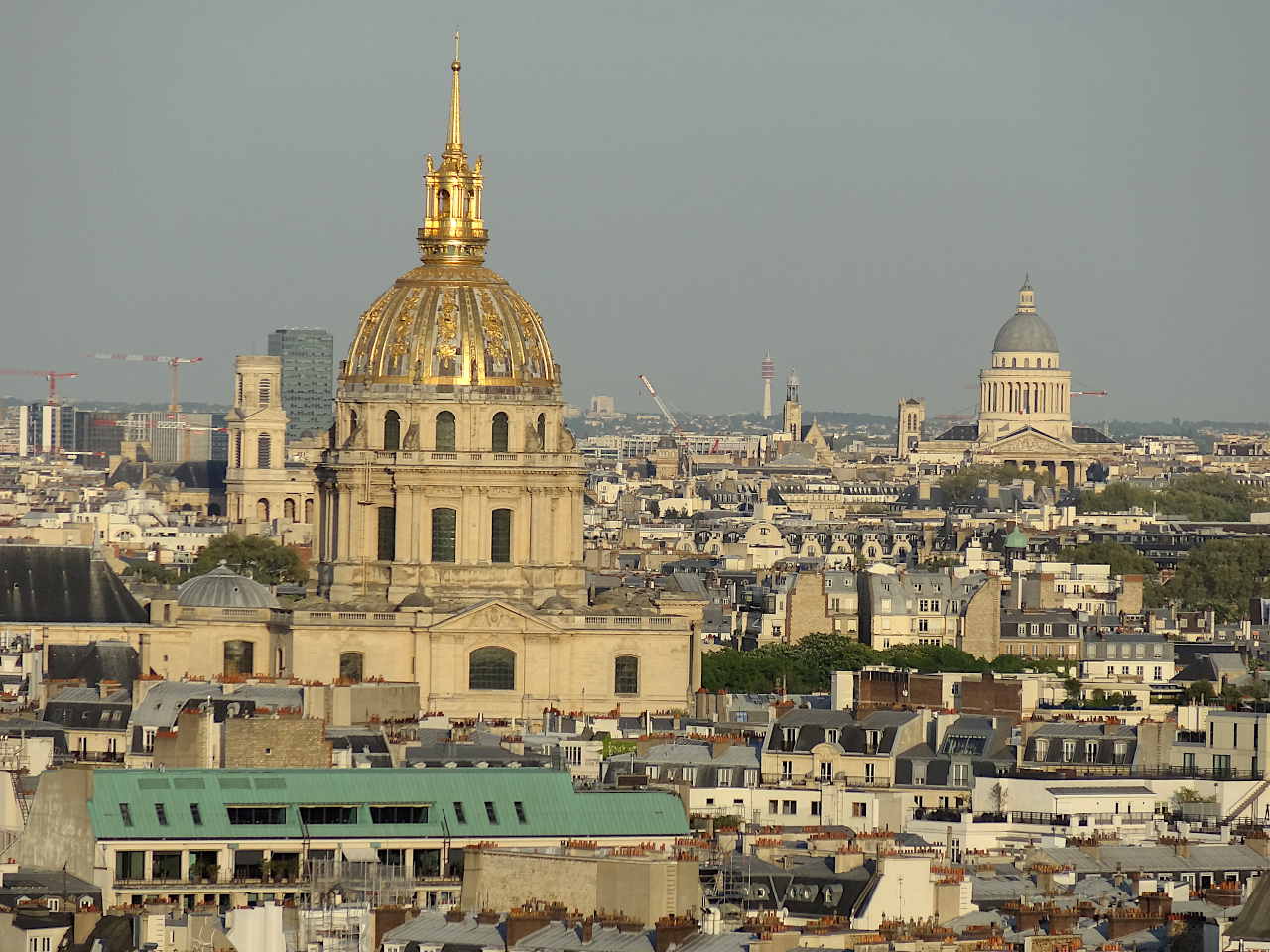 Vue du 1er étage de la Tour Eiffel