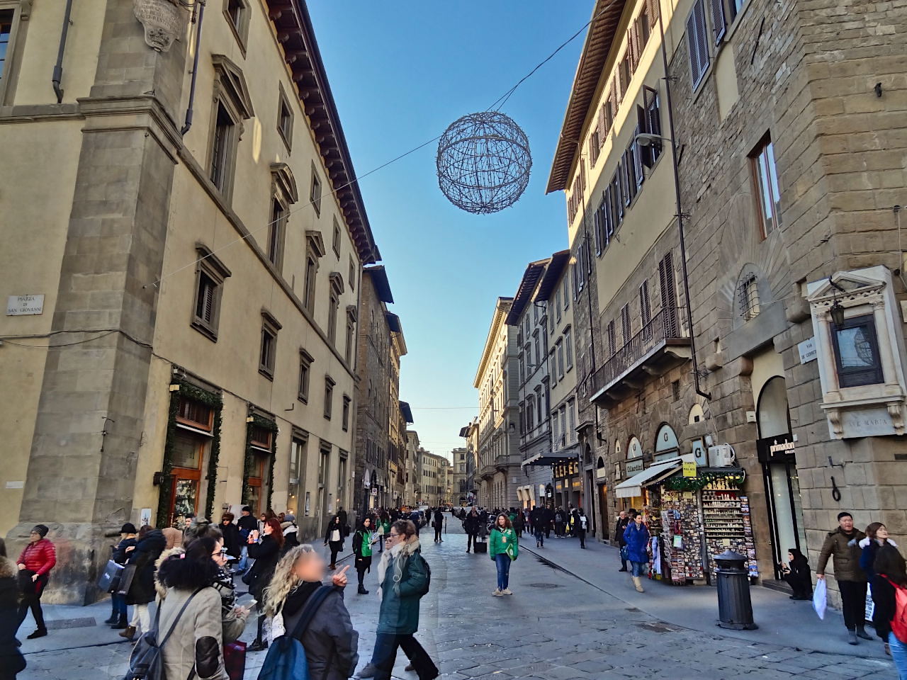 via Calzaiuoli à Florence