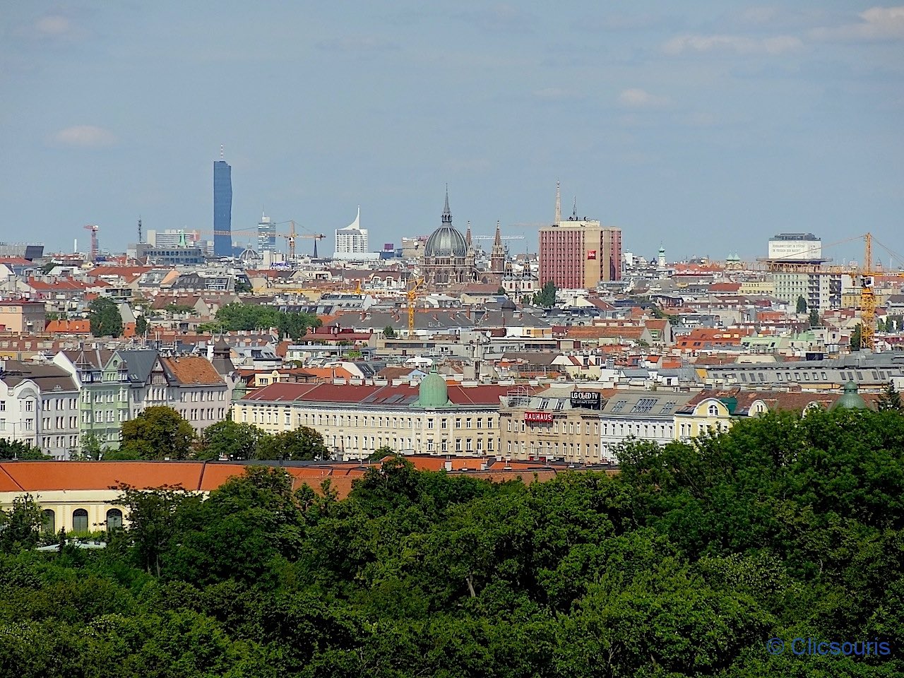 vue sur Vienne en Autriche