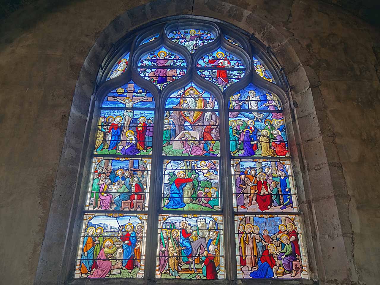 Vitrail de l'église Saint-Aignan à Chartres