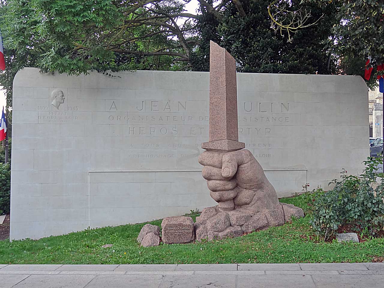 Monument à Jean Moulin à Chartres