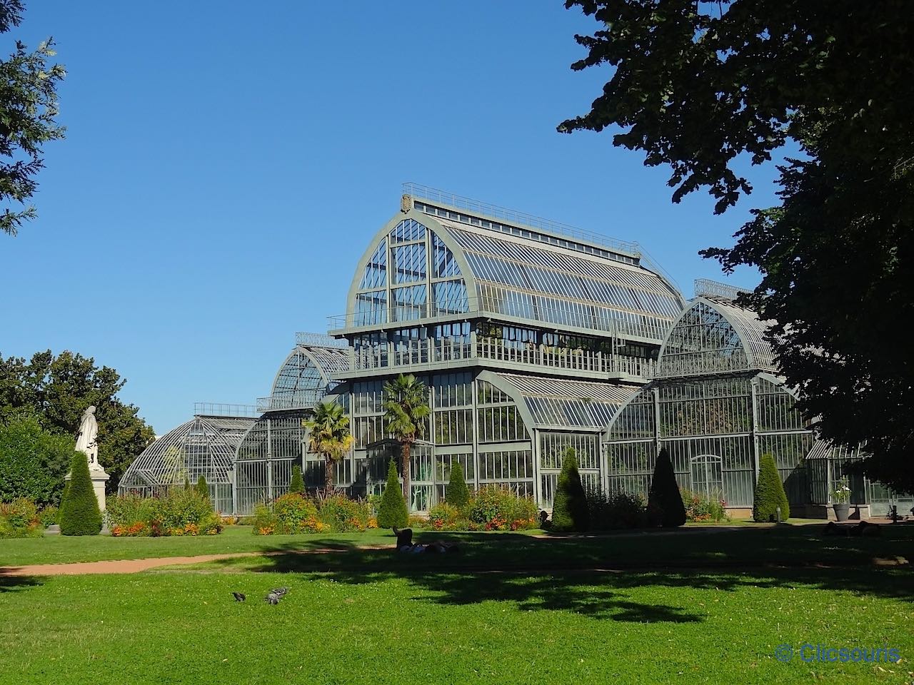 serre du parc de la Tête d'Or à Lyon