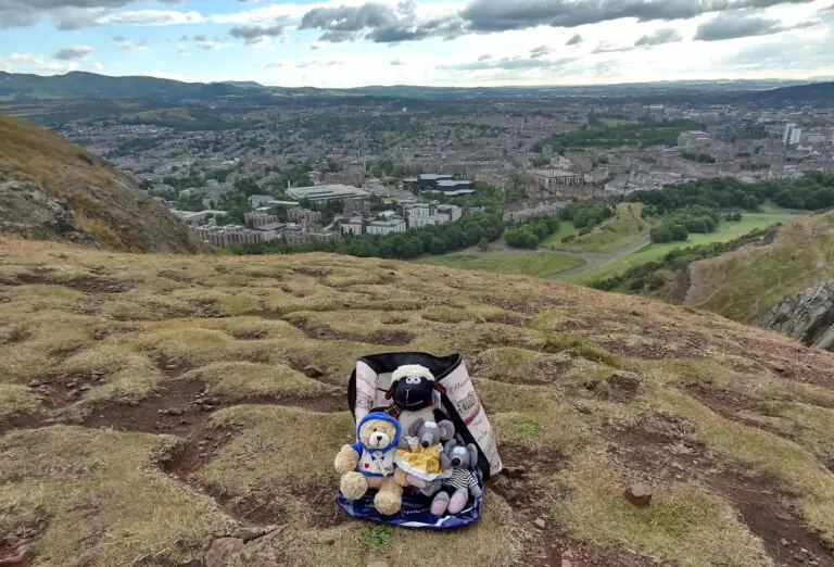 vue sur Edimbourg depuis le Arthur's seat