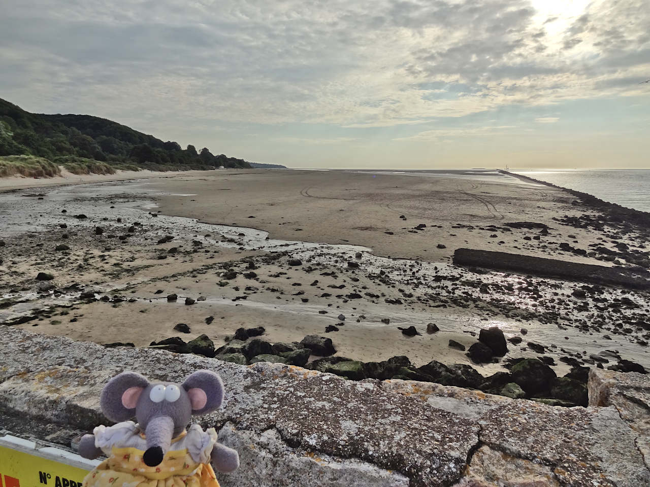 plage du butin à Honfleur