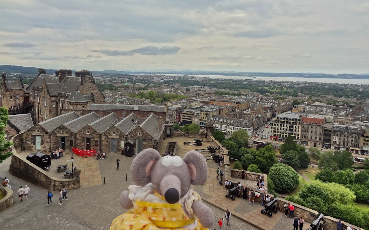 vue depuis le château d'Edimbourg