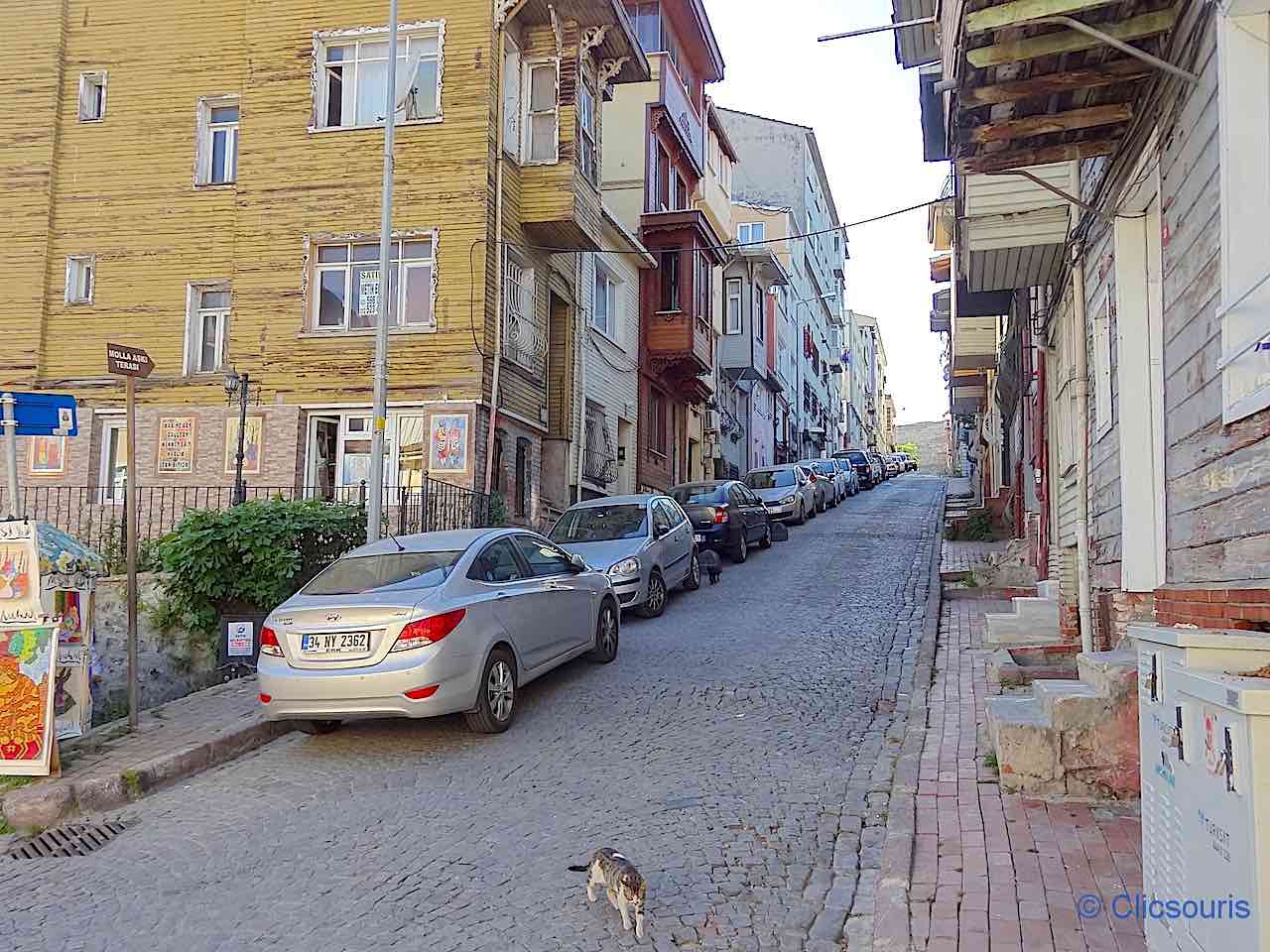 quartier autour de la mosquée mosquée Fethiye à Istanbul