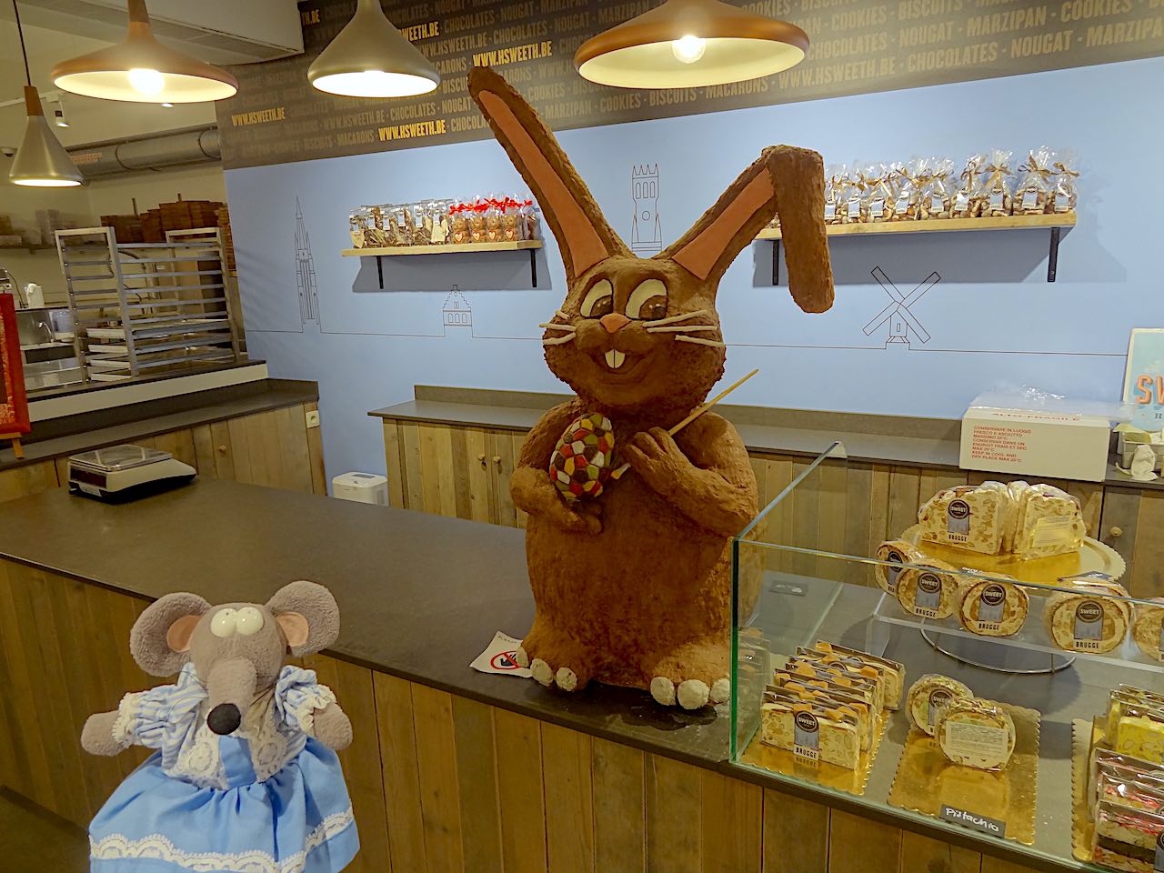 boutique de chocolat à Bruges