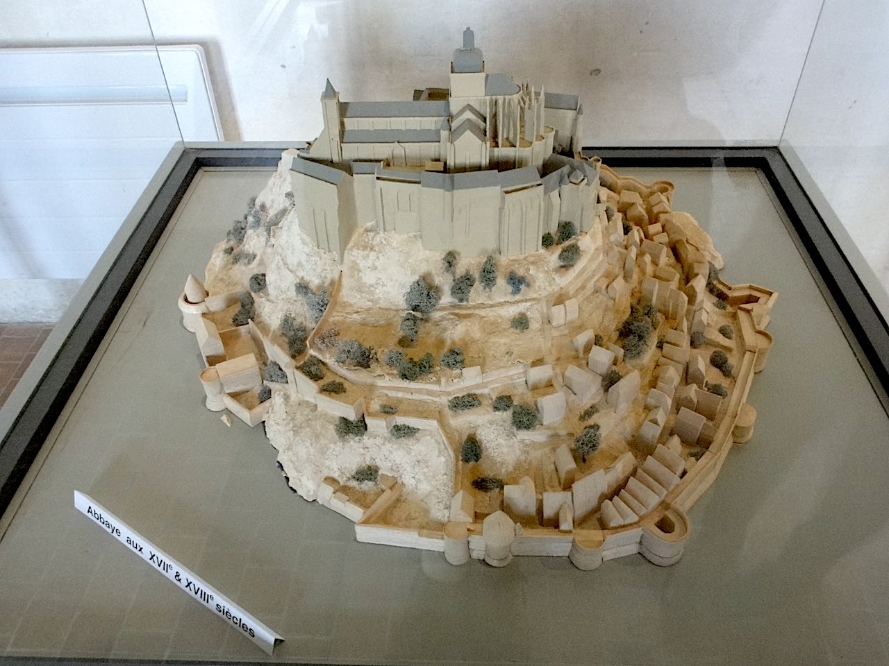 maquette de l'abbaye du Mont Saint Michel