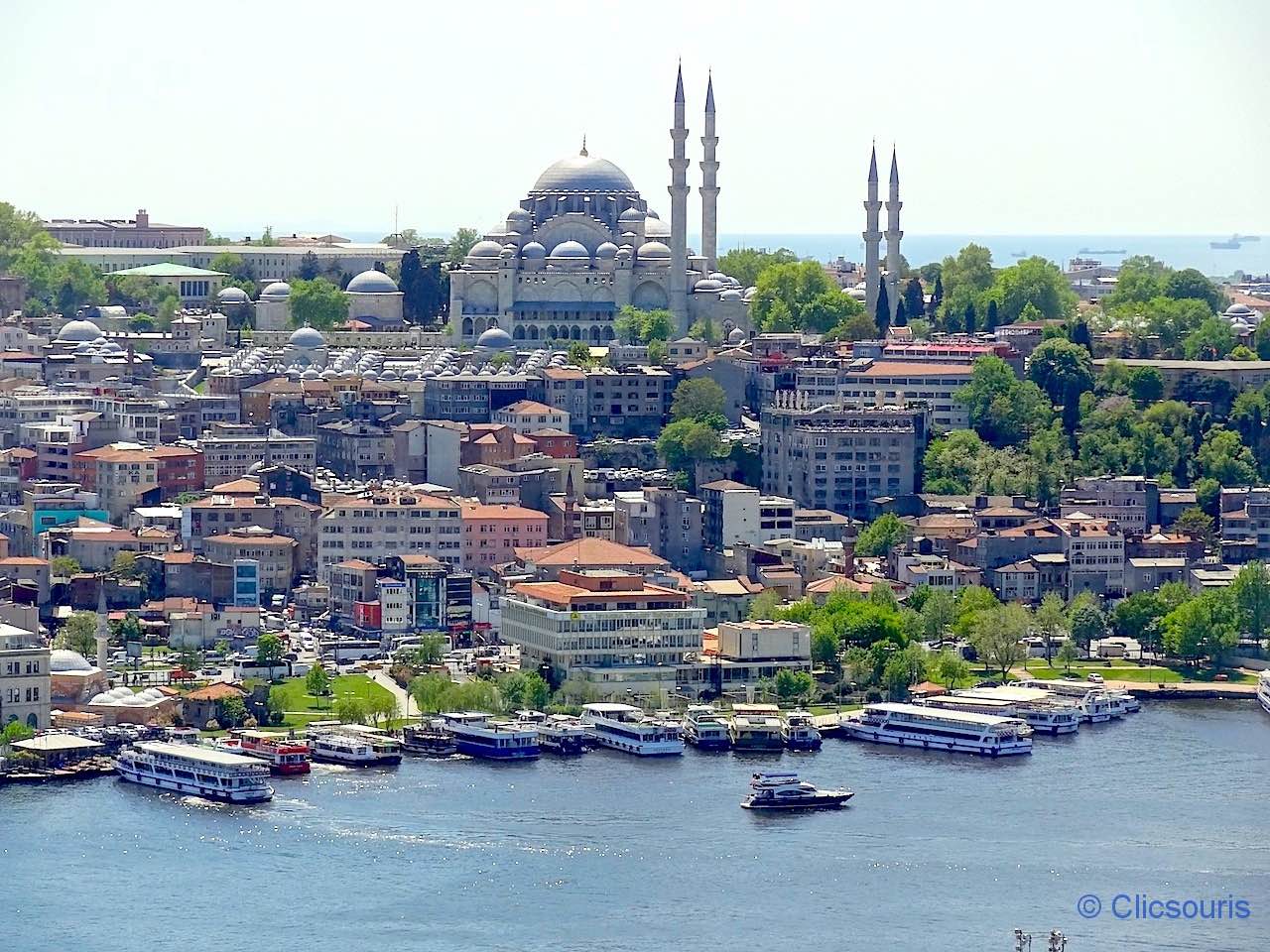 mosquée de Soliman vue galata