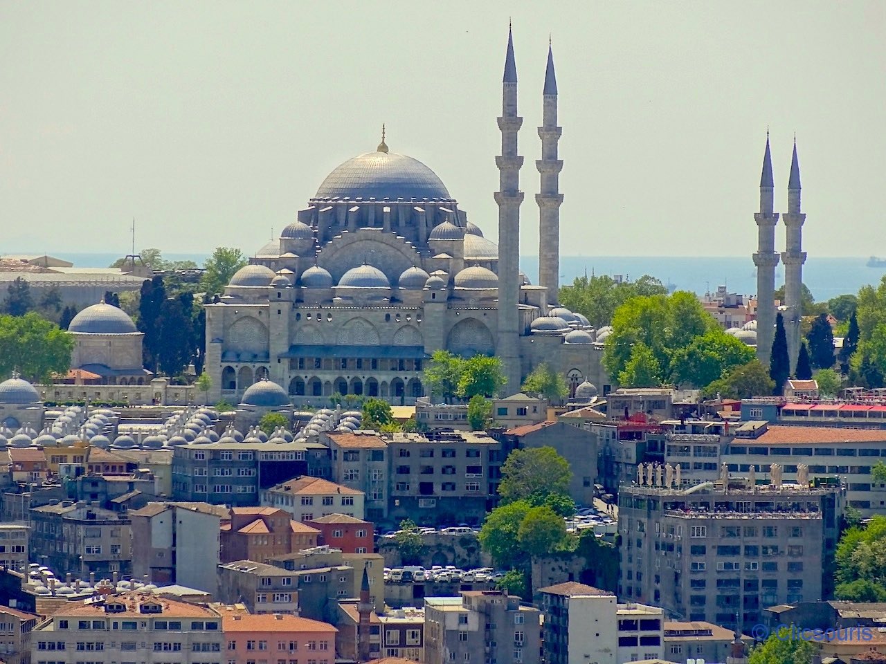 mosquée de Soliman vue galata